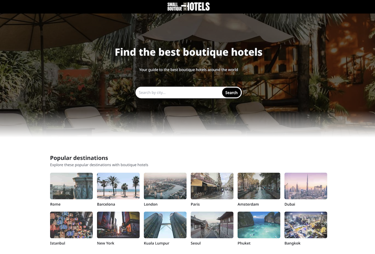 Small Boutique Hotels logo